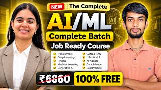 AI/ML Complete Batch 2027 🚀 | Beginner to Job Ready | 100% FREE Full Course in Hindi