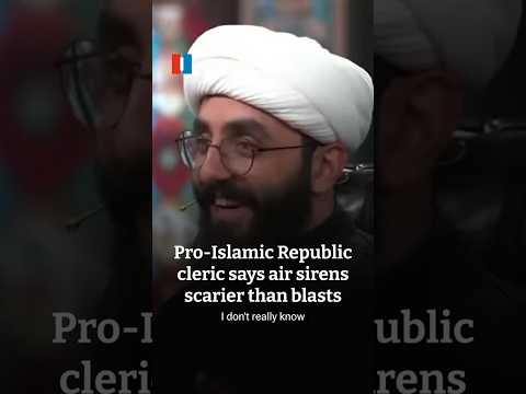 Pro-Islamic Republic cleric says air sirens scarier than blasts