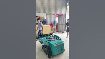 robot cắt cỏ bánh xích đôi điều khiển từ xa #maycatco #dieukhientuxa #dieukien #dienmayhongkong