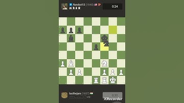 An hilarious   game of bullet  #chess #chesscom #chessgame