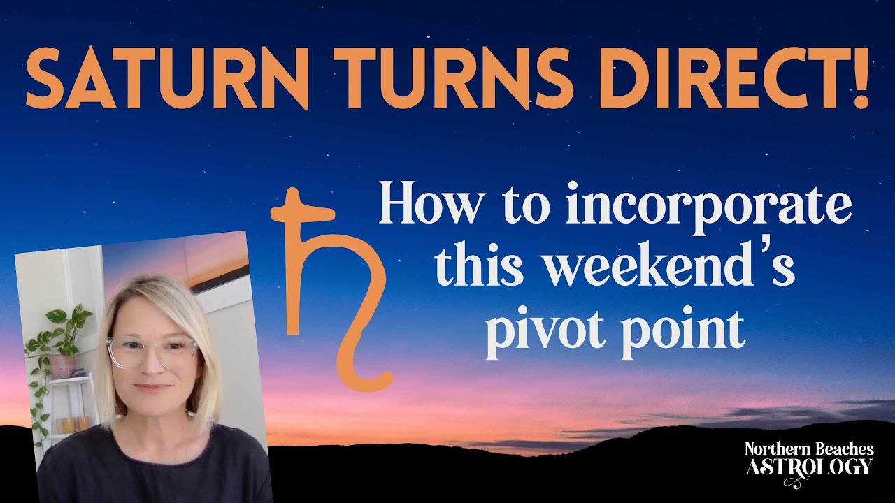 Saturn stations direct Nov 2023