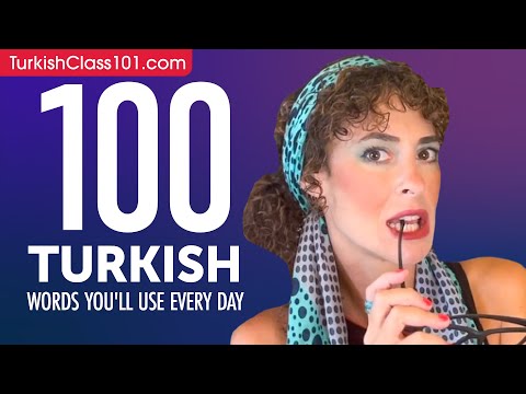 100 Turkish Words You'll Use Every Day - Basic Vocabulary #50