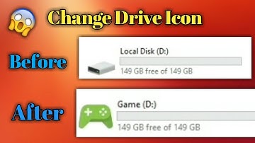 How to Change Drive Icon in Windows 7, 8 and 10 || Change Disk Icon