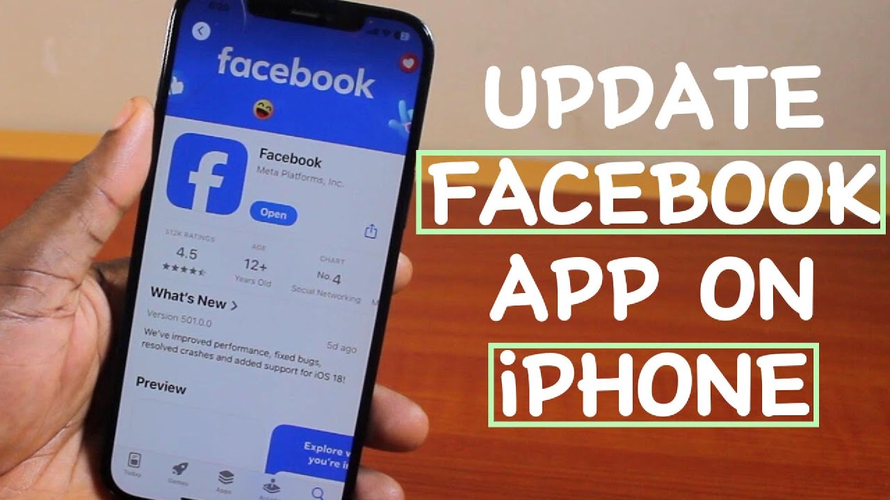 How to Update Facebook App on iPhone - YouTube
