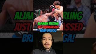 ALJAMAIN STERLING HAD NO PROBLEM EMBARRASSING BRIAN ORTEGA!#trending #youtubeshorts #viralvideo