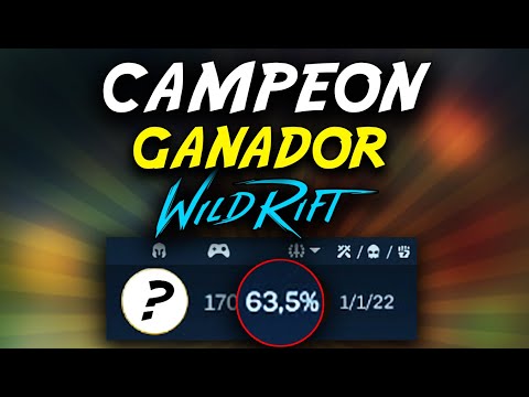 ¡¡MI CAMPEÓN CON MÁS WINRATE DE WILD RIFT!!