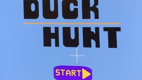 Duck Hunt built on an FPGA