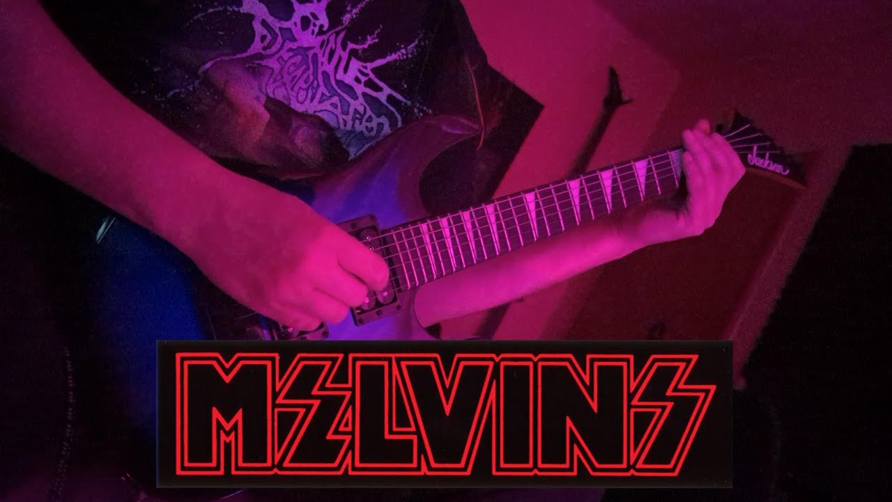 MELVINS - HONEY BUCKET COVER on my Son's Jackson Minion (children's guitar)