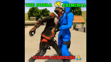THE COBRA vs CRIMINAL || COBRA- THE CRIMINAL GANG || #free fire #shorts