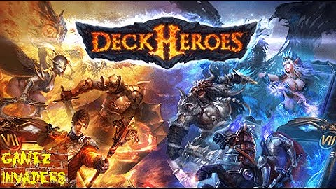 DECK HEROES Mobile/Tablet Card  Battle Video Game First Look Playthrough