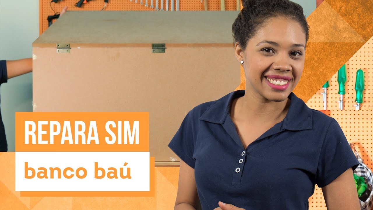 Faça seu próprio banco baú - Aprenda com Paloma Cipriano - CASA DE VERDADE