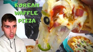 Combination Pizza Waffle - Korean street food @yummyboys (DurtyBurd Reacts)