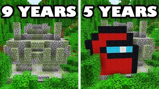 jungle pyramid looting at different ages