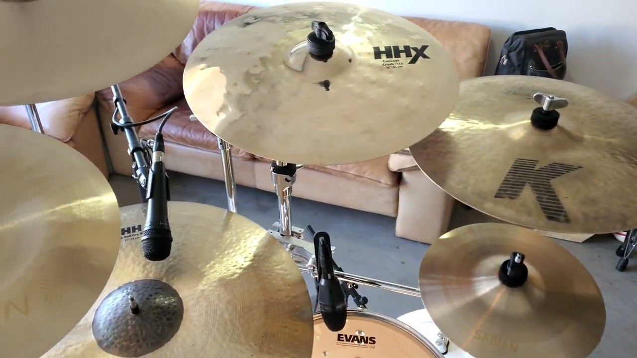 My drum clean up, new tom 13",new heads and cymbals polished. YouTube