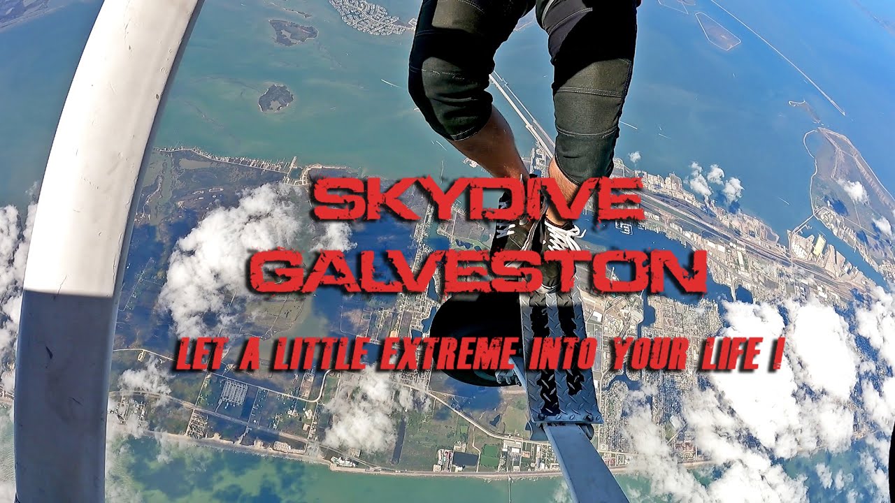 Galveston Texas Skydive With Us YouTube