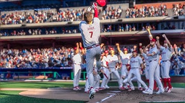 Trea Turner Walk Off! Philadelphia Phillies vs Cincinnati Reds 4/3/2024 MLB The Show 24 Gameplay