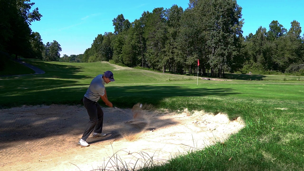 Slow Motion Golf Swing - Royalty Free HD Video Stock Footage