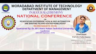 Inaugural Ceremony of National Conference on REINVENTING ENTERPRISE