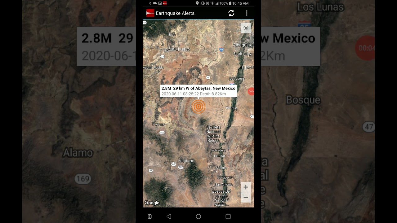 2.8 Earthquake Abeytas, New Mexico 61120 YouTube