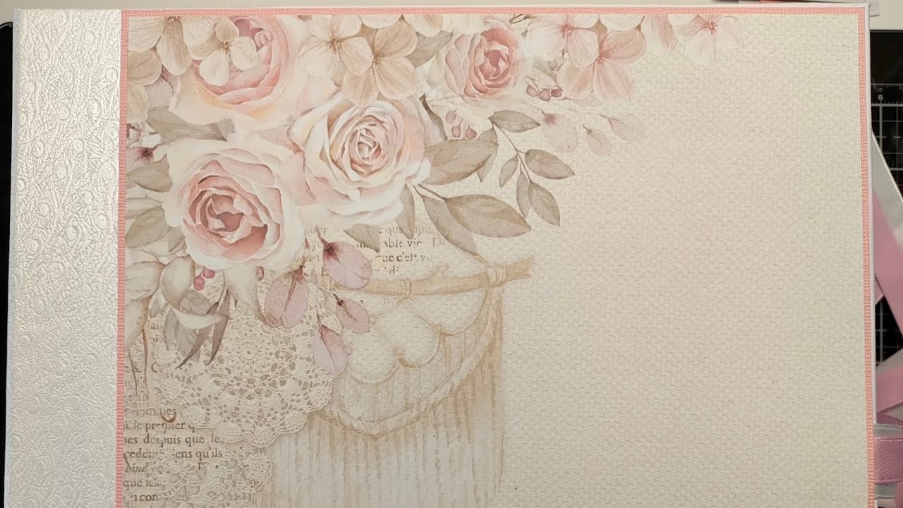 [TUTO] N°3 ALBUM MARIAGE collection "LINEN STORY"de Lemon Craft