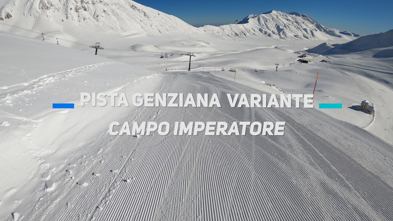 Campo Imperatore: Pista Genziana Variante nel Centro Turistico del Gran Sasso