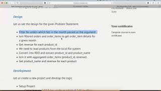 Develop Spark Application - High Level Design