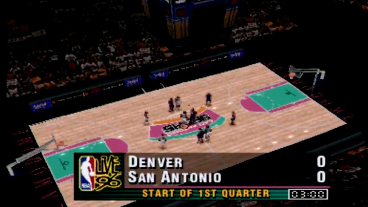 NBA Live 96 -- Gameplay (PS1)