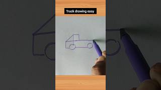 Truck Drawing Easy With Number 4
