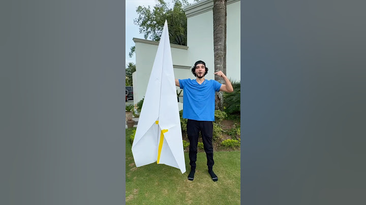 PROBE EL AVION DE PAPEL MAS GRANDE DEL MUNDO😱FUNCIONA?