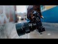 Amazing rainy street photography with the sony a7c  sony 85mm 18