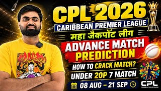 Cpl 2026, cpl 2026 prediction, cpl today match prediction, caribbean premier league 2026 prediction screenshot 1
