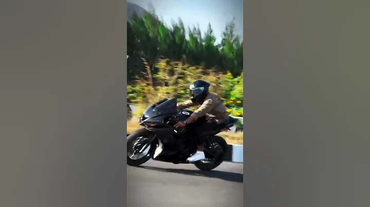 black monster yamha r15 v5 !! #trending #biker #rider #shorts #foryou #ytshorts #sports #ktm#zx10r