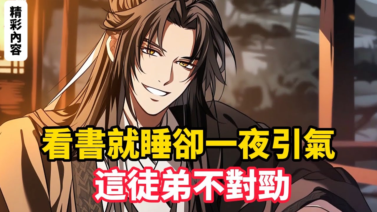 《看書就睡卻一夜引氣，這徒弟不對勁》北楚將門之女天生劍道奇才，卻執意拜入最弱丹峰學煉丹。師傅秦然，年僅二十五的築基修士，看似溫柔躺平，實則暗藏科研之魂連汽水、感應燈都能手搓出來……#漫画解说