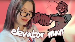 РЕАКЦИЯ на ELEVATOR MAN 2022 (fan animation) / ПСИХОНЯШКИ