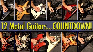 Top 12 Guitars for Heavy Metal! Countdown of Affordable   Custom USA Models