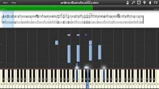 Spongebob - Theme Piano Tutorial Synthesia