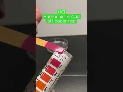 HCl pH Paper