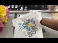 Heat Pressing Holographic Vinyl /  Holographic htv printing with a heat press machine