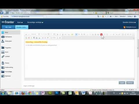 Skrive meldinger (Fronter for nybegynnere)