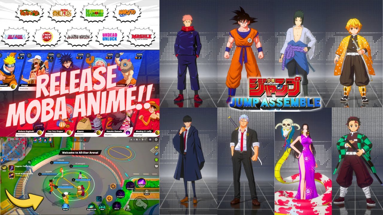 Game MOBA ANIME Akhirnya Rilis!! | JUMP: Assemble (Android/iOS) - YouTube