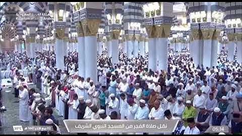 صلاة الفجر المسجد النبوي الشريف الشيخ خالد المهنا | الأربعاء 2 ربيع الآخر 1447هـ فواتح سورة الزمر.