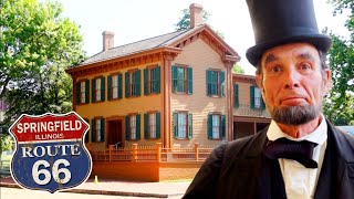 ROUTE 66 Springfield, IL To Livingston, IL | DAY 3 Lincoln&#39;s House Tour!