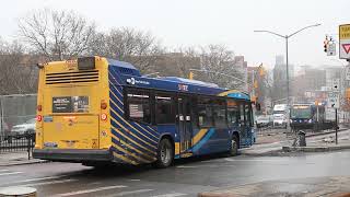 MTA NYCT: 2019 Novabus LFS #8644 on the Bx35 to West Farms Rd aprchng El Grant Highway/University Av