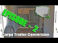 Cargo Trailer Conversion to Dirt Bike Toy Hauler - E02