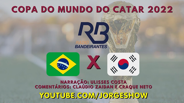 Brasil 4 x 1 Coréia do Sul | Jogo Completo | Copa do Mundo do Catar 2022 | Rádio Bandeirantes