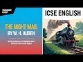 The Night Mail : Poem by W.H. AUDEN | ICSE ENGLISH | Treasure Chest | Answers | Class 9