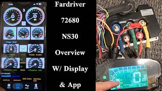 Fardriver 72680 Controller Overview. How the App, Wiring and Display look