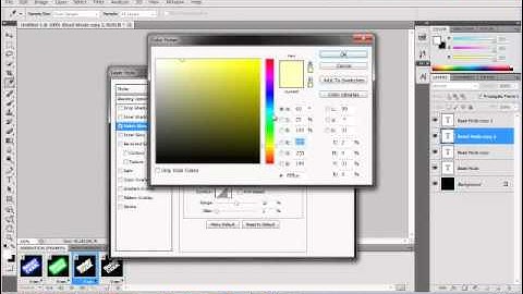 How To Make Glowing Blinking Text In Photoshop CS5 extended