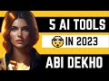 Top 5 Best AI tools - 100% FREE AI tools to use in 2023 (hindi) #hannanmentor