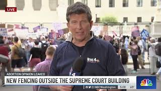 Celebrity Fencing Installed Around Supreme Court Amid Abortion Rights Protests | NBC4 Washington Net Worth